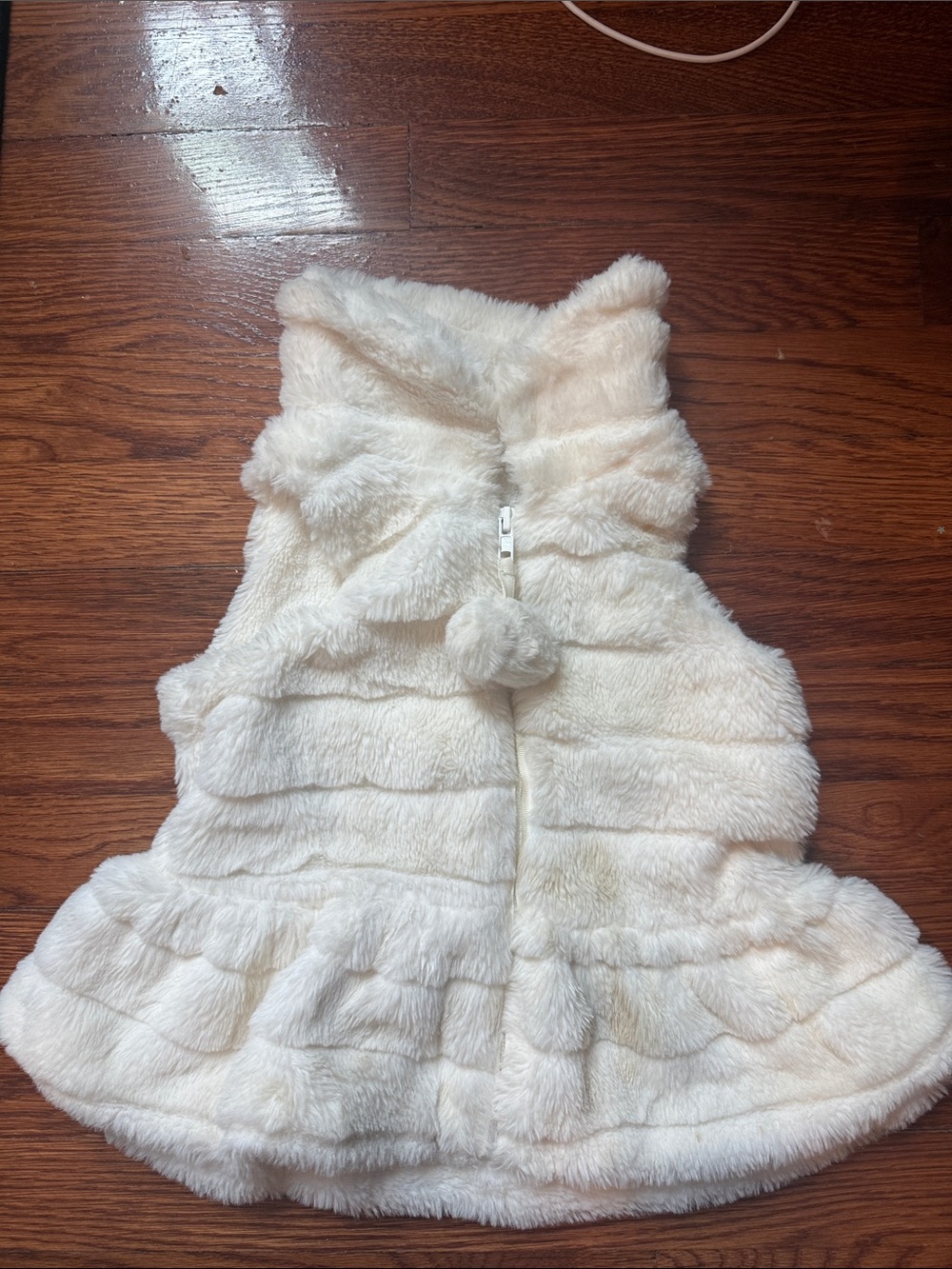 Fur vest girls